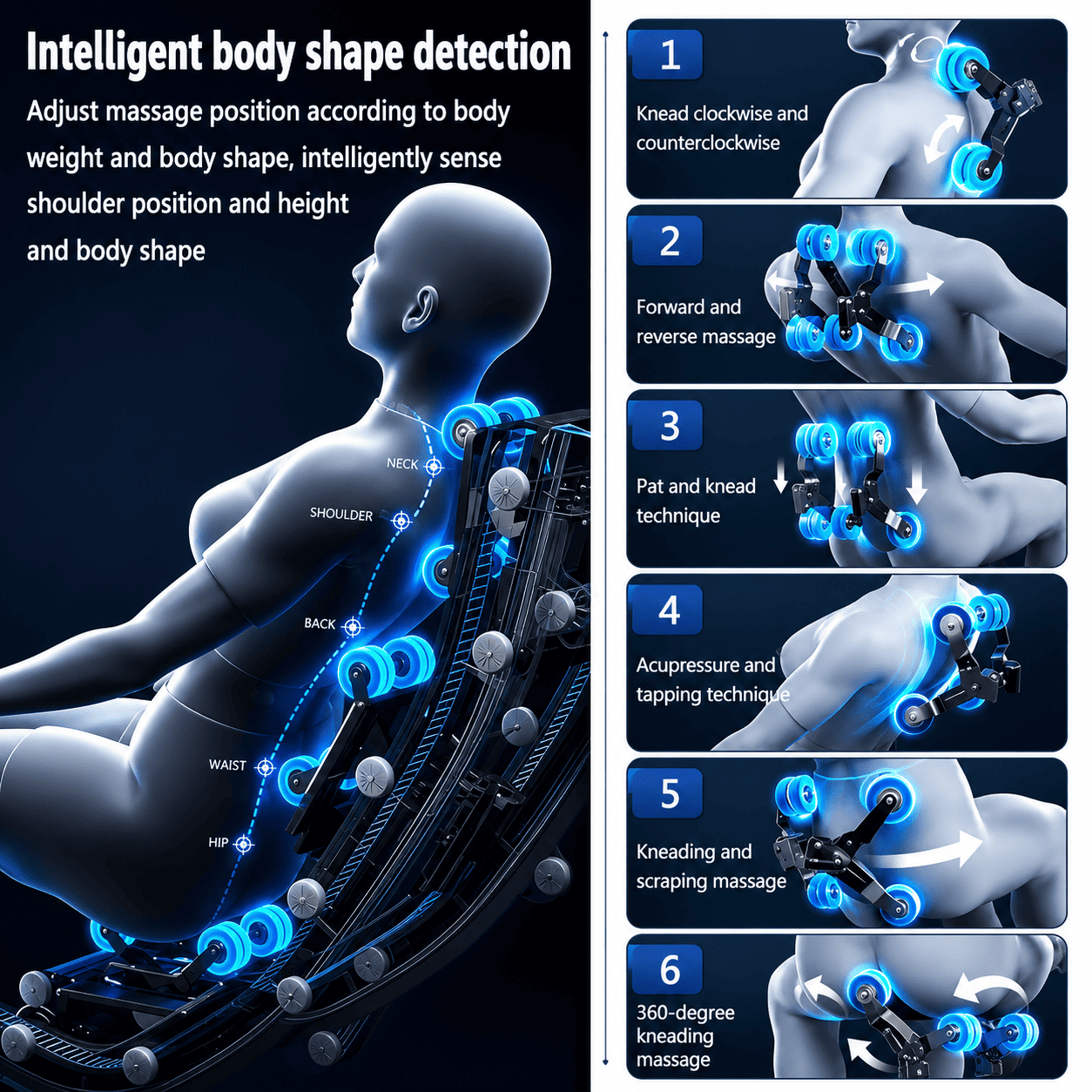 Ultima Labs Massage Chair — Side Profile